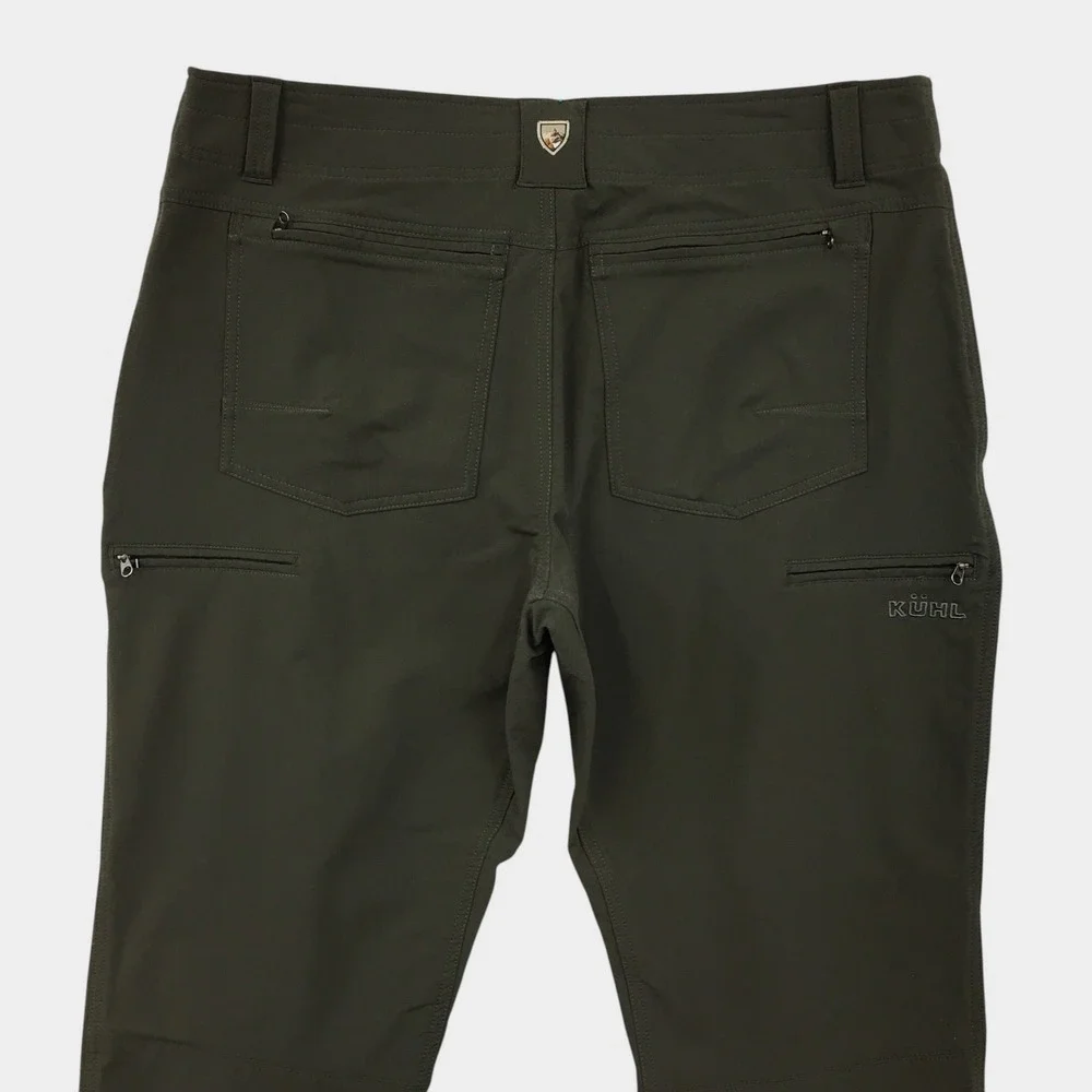 Kuhl Mens Transcendr Chino Pants Dark Green Hiking Outdoor Trousers 36x30